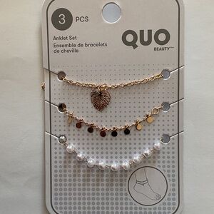 😊 Ankle Bracelet Set